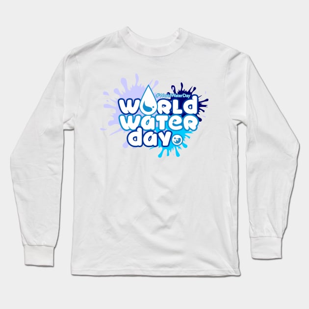 World Water Day Long Sleeve T-Shirt by neomuckel